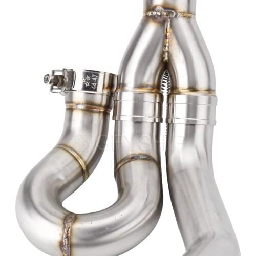 Motorcycle For Aprilia Shiver 750 2008 - 2016 2017 SL 750 SL750 / GT Shiver 750 Escape Decat Pipe Exhaust Catalyst Delete Pipe