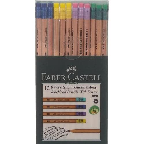 Faber Castell Pencil Natural Body 12 Pieces
