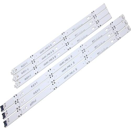 New kit 24pcs LED backlight Strip for LG 43LH5700 43LH51_FHD_A 43LH51_FHD_B SSC_43inch_FHD_A_REV02_150925 SSC_43inch_FHD_B