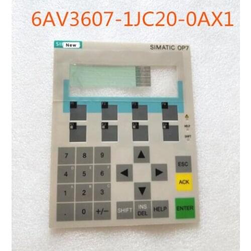 NEW OP7 6AV3 607-1JC20-0AX1 6AV3607-1JC20-0AX1 HMI PLC Membrane Switch keypad keyboard