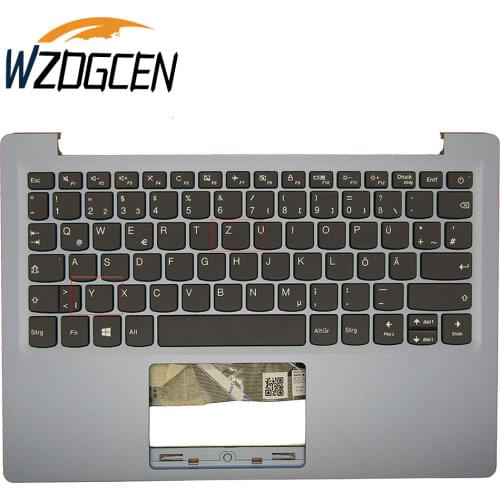 New Original Shell C Cover Palmrest Upper Case With US Keyboard for Lenovo Ideapad 120S-11IAP Winbook 5CB0P23657 Light Blue