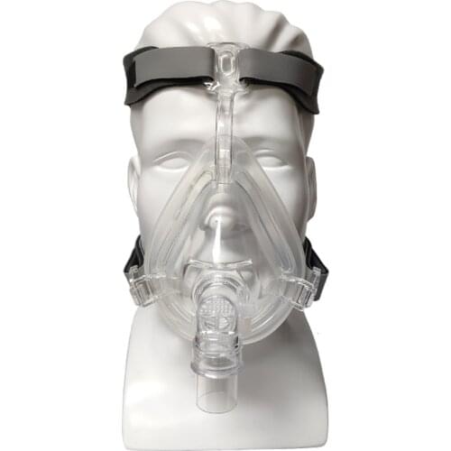 Full Face Mask with Sleep Bandage for Anti Snoring Beyond BMC, Resmed, Respironics, Yuwell，Auto Bipap Machine