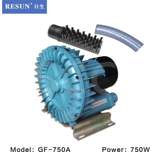 RESUN GF-750A industrial air blower,High-power air supply, multi-purpose blower,punching machine,blow dry Air pump equipment