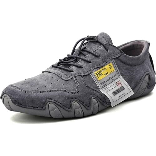 Size 38-46 Summer Office Soft Leather Outdoor Man Casual Driving Shoes