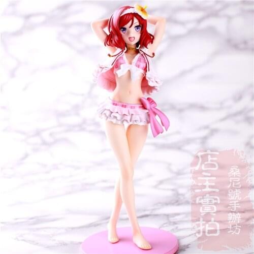 Vogue Anime Love Live School Idol Project Nishikino Maki Swimwear Figurine 1/7 Sexy Action Figure