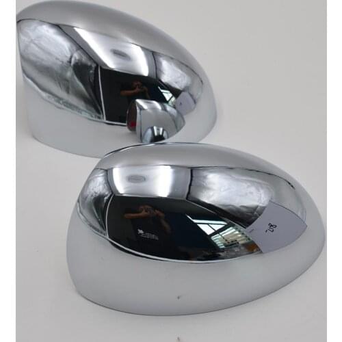 1 Pair Door Wing Mirror Back Cover Cap Primed Case For Mini Cooper