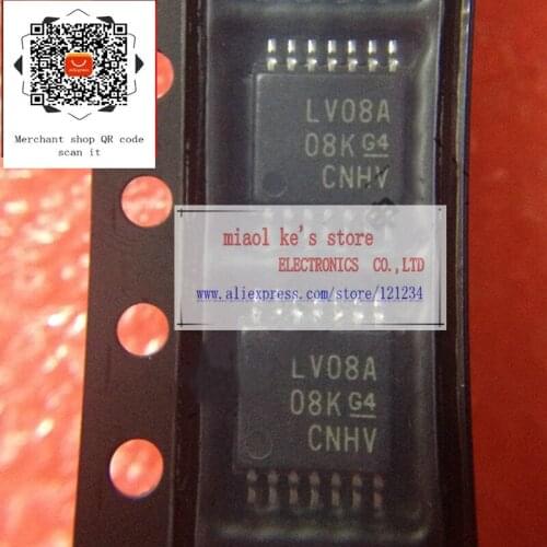 [10pcs/1lot]100%New original: SN74LV08APWR SN74LV08APW 74LV08PW LV08A - IC GATE AND 4CH 2-INP 14TSSOP