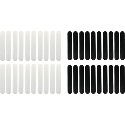 30 Pieces Disposable Cap Liner Moisture Wicking Sweatband Visor Hat Size Reducer Adhesive Sweat Absorbing Strips Patch