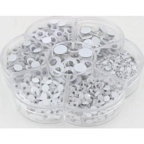 700 Pieces Wholesale Self-Adhesive Wiggle Eyes Holiday Decorations Scrapbooking Movable Eyes Decor Accessories