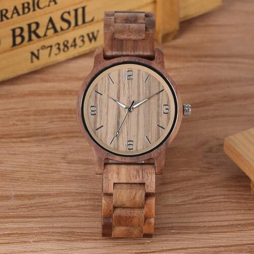 Bamboo Wooden Watch Men Full Wood Watch Lightweight Handmade Men Wrist Watches Timepieces Clock Male Leisure reloj hombre