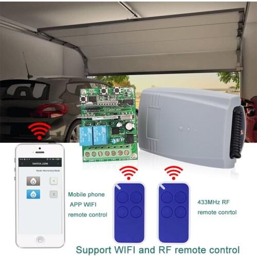 Wireless wifi controller RF WIFI converter receiver Support mobile phone APP WIFI remote control and 433 MHZ RF remote control
