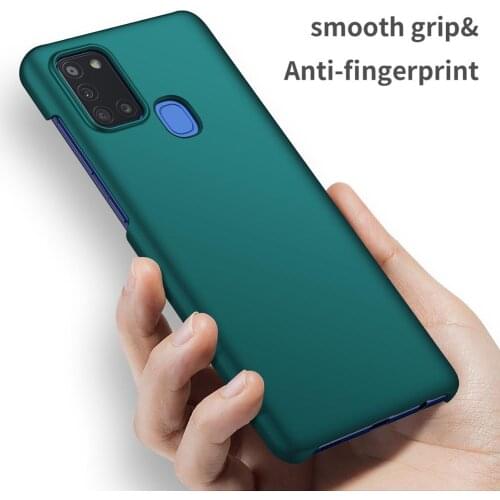 For Samsung Galaxy A21S Case High quality Hard PC Slim Matte Protective Back cover case for samsung galaxy A21S phone shell