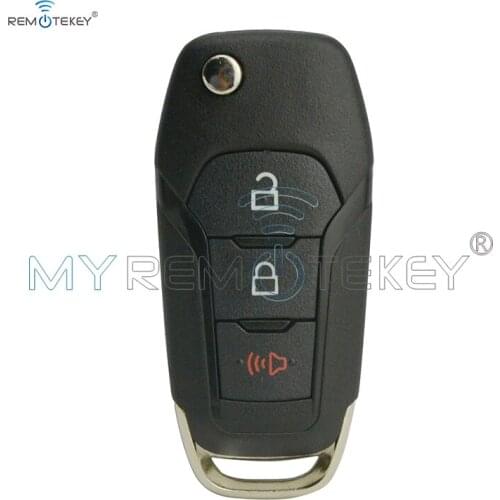 Smart key cover for Ford Fusion N5F-A08TAA flip key shell 3 button 164-R8130 car key replacement shell 3248-A08TAA Remtekey