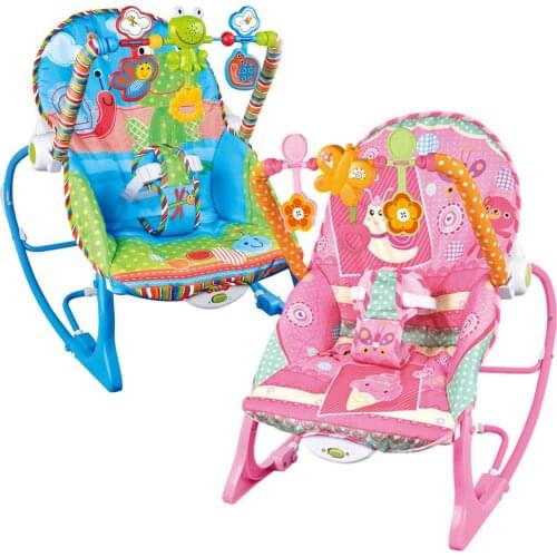 Baby Electric Cradle Swing For Newborn Metal Rocking Chair With Light Music Player Multi-function Baby Bassinet Cradle Kids