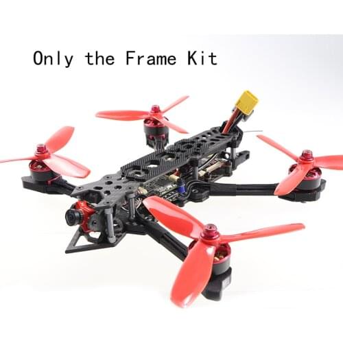 HSKRC Assassin DC5 222mm Thickness Arm 3K Carbon Fiber 5 Inch Freestyle Frame Kit for RC Drone FPV Racing DIY Accessories