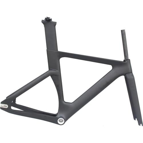 Aero Track bike Carbon frame new Carbon Track Frame UD weave 700c Track bike frame size 49/51/54cm fixed carbon bicycle frame
