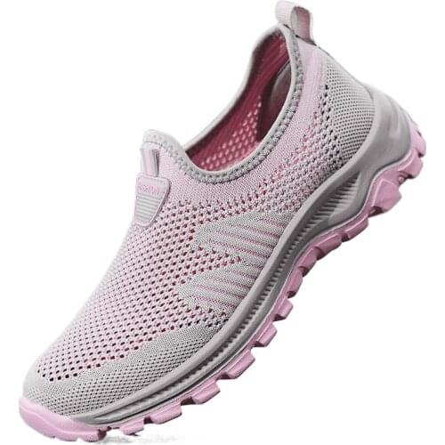 Summer Womens Shoes, Comfortable, Breathable, Lightweight, Fashionable Flat Shoes, Non-slip Soft-soled Shoes Zapatillas Mujer