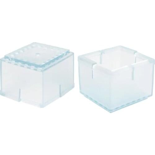 8 Pieces Furniture Leg Protection Cover Non-Slip Chair Table Foot Caps Waterproof Sofa Feet Pads Floor Protectors Bed Leg Covers