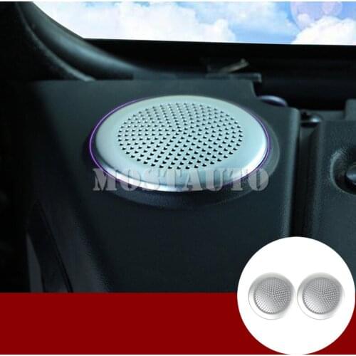 For Jaguar XF X260 Interior Dashboard Speaker Frame Cover Trim 2016-2018 2pcs Car Accessories Interior Car Decor Car Trim