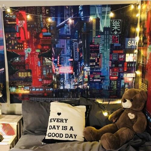 Wall Room Decor Tapestry View Printed For Living Room Decoration Sofa Cover Wall Hanging Valance Background Dorm Room Decor