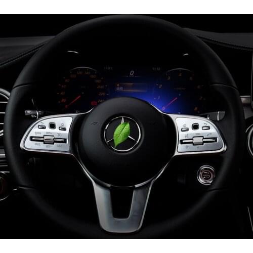 Applicable to Benz Mercedes 19-20 New C-class E-class Glc260l E300l E200l Steering Wheel Key Paste Interior Modification