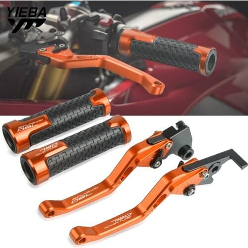 New Motorcycle Part handlebar grips Adjustable Brake Clutch Levers handle Lever For 790 ADVENTURE R 2017 2018 2019 790 ADV