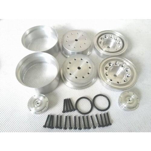 28MM BeadLock Wheel/RIM Hex 12mm for CAPO CROSS Tractor Excavator Truck Tamiya RC8WD 6x6 8x8 trailer crawler RC SCA MAN BENZ