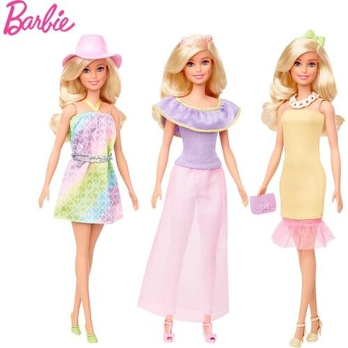 Original Barbie Dolls Fashion Clothes Set Creative Design Clothes Toys for Girls Birthday Gift Baby Toys Educational Princess