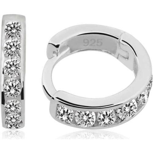 Original 925 Sterling Silver White Rocky Ring Earring , Quality products , Flashy Designs , Hundreds of kinds of earrings
