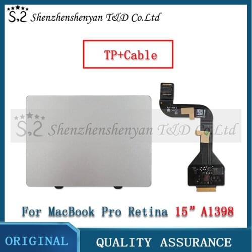 Original New A1398 Trackpad for Apple Macbook Pro 15 '' Retina a1398 Touchpad with Flexible Cable Late 2013/2014 Year