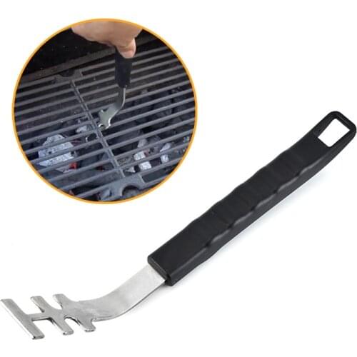 Stainless steel Grill Grate Lifter Barbecue Universal Grid Lifter Hot Surfaces Handling Lifter Gripper for Most Charcoal Grills
