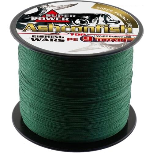 Abrasion Resistance strong braided fishing line 500M 9strands 15 20 25 30 40 50 60 80 90 100 140 160 210 310LBS test pe cords