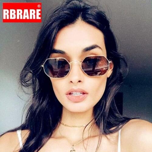 RBRARE Retro Metal Sunglasse Women Luxury Brand Small Frame Sunglasse Women Punk Sun Glasses Men Vintage Oculos De Sol Feminino