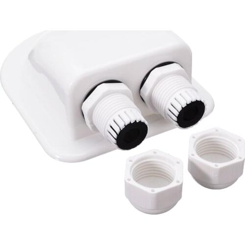 Removable Double Cable Entry Gland Cable Box Solar Panels Plastic Waterproof UV Connectors Mayitr