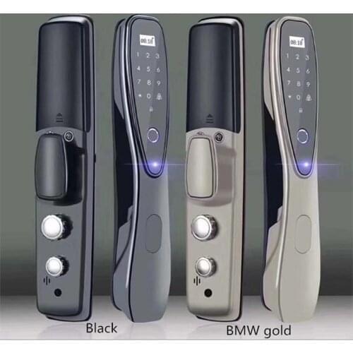 Smart Tuya WiFi Fingerprint Password Card Intelligent Remote Control Automatic Digital Home Door Lock