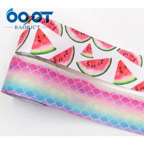 OOOT BAORJCT I-19603-1341,38mm 10yards Cartoon Thermal transfer Printed grosgrain Ribbons,tape crafts,bow cap DIY accessories