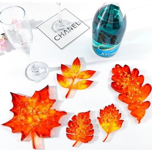 Maple Leaf UV Resin Silicone Mold Handmade DIY Jewelry Lifting Ornaments Coaster Accessories