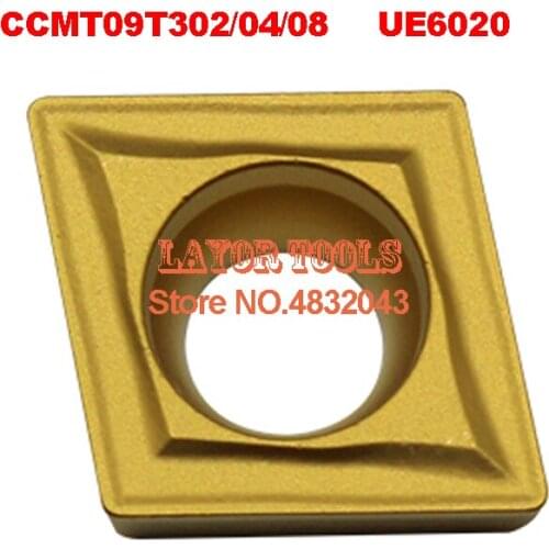 CCMT09T302/CCMT09T304/CCMT09T308 UE6020,original CCMT 09T3 02/04/08 insert carbide for turning tool holder
