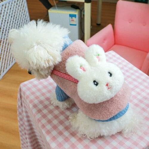 A Winter Dog Clothes Pet Thick Warm Backpack Clothes for Small Dogs Costumes Coat Pet Jacket Puppy Sweater Dogs Chihuahua