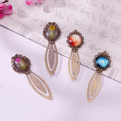 2pc Creative Gypsophila Dry Flower Bookmark Decor Accessories Book Mark Page Folder Student Office School Supplies Stationery