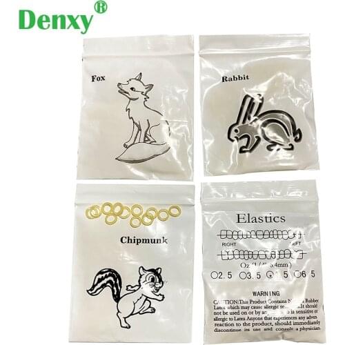 5000pc/pack Dental orthodontic Latex elastic rubber bands ortho elastic bunny fox Chipmunk rabbit brace Orthodontic Bracket