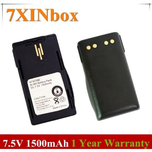 7XINbox 7.5V 1500mAh NTN7394 NTN7395 NTN7396A NTN7397BR NI-MH Battery For Motorola Visar NTN7394A NTN7394AR NTN7394BR NTN7395B