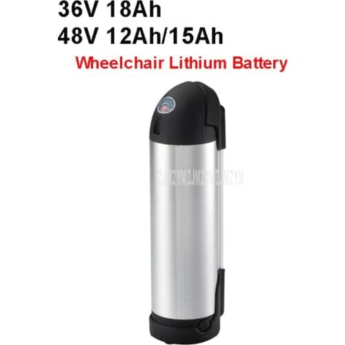 Wheelchair Battery 36V 18Ah 48V 12Ah/15Ah Lithium Battery Water Bottle Design For Electric Wheelchair Battery