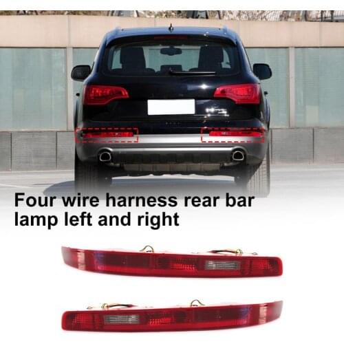 The European version of the rear bumper light is on Replace the ABS left and right reversing lights for the 2009-2015 Audi Q7