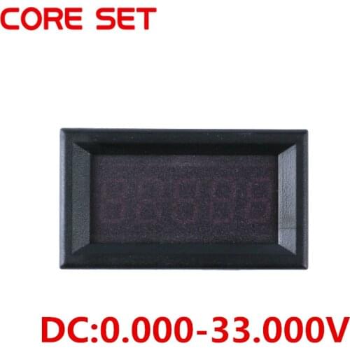0.36" Mini Digits Voltmeter 0-30V DC Voltage 3wires 5bit Panel Meter Red LED Electric Voltage Tester Gauge