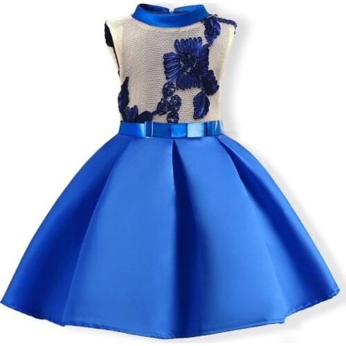 VTOM Baby Weeding Sleeveless Dress Baby Girl Ball Gown Dress Summer Clothes Birthday Party Princess Dress ZT01-2