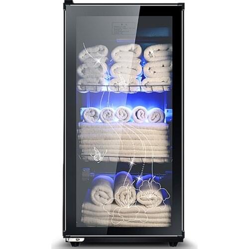 Ultraviolet Ozone Disinfection Cabinet Beauty Salon Barber Shop Towel Clothing Disinfection Cabinet Towel Warmer 220V