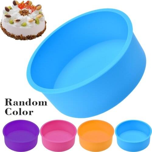 Silicone Layered Cake Mold Round Silicone Bread Pan Toast Bread Mold Cake Tray Mould Kitchen Accessories