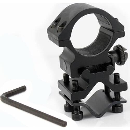 Universal Metal Rail Clip Ring Rail Gun Mount Tactical Flashlight Laser Torch Bracket For 501B C8 Hunting Flash Light