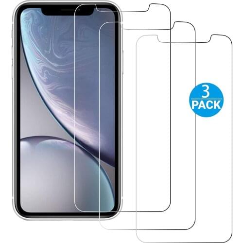 3Pcs Tempered Glass For Iphone 6 7 8 11 12 Pro Screen Protector For Iphone X XR XS Protective Glass